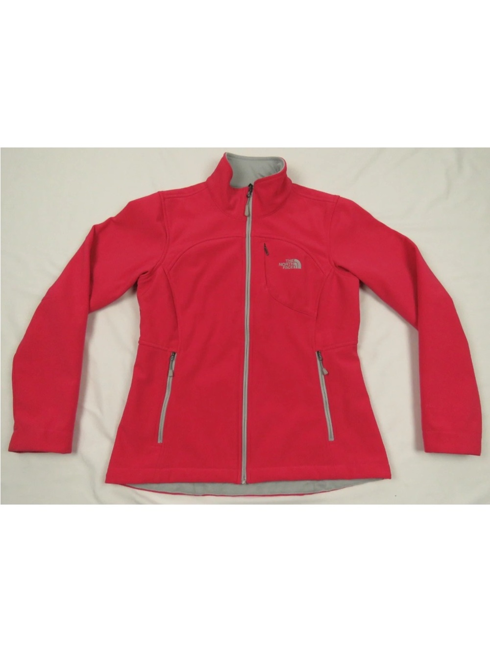 The North Face TNF Windwall Soft Shell Stretch Pink Full Zip Coat Jacket M
